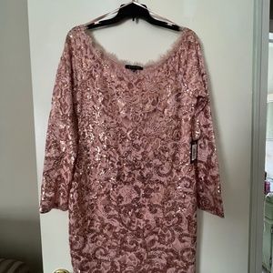 Pink Sequins Dress
